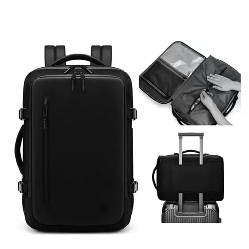 RRYPBOVG Vakuum Rucksack Vakuum-Kompressionsrucksack Mit Vakuumpumpe, Erweiterbarer Reiserucksack for Männer Und Frauen, Von Fluggesellschaften Zugelassene Business-Tasche, 60 L(I-Vacuum Compression) von RRYPBOVG