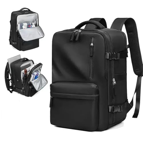RRYPBOVG Vakuum Rucksack Vakuum-Kompressionsrucksack Mit Vakuumpumpe, Erweiterbarer Reiserucksack for Männer Und Frauen, Von Fluggesellschaften Zugelassene Business-Tasche, 60 L(No Vacuum compressio) von RRYPBOVG