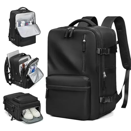 RRYPBOVG Vakuum Rucksack Vakuum-Kompressionsrucksack Mit Vakuumpumpe, Erweiterbarer Reiserucksack for Männer Und Frauen, Von Fluggesellschaften Zugelassene Business-Tasche, 60 L(No Vacuum compressio) von RRYPBOVG