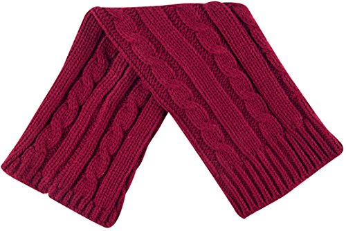 RS Germany DAMEN BEINSTULPEN EXTRA WARM STRICKSTULPEN KOMFORTRÄNDER (BORDEAUX) von RS Germany