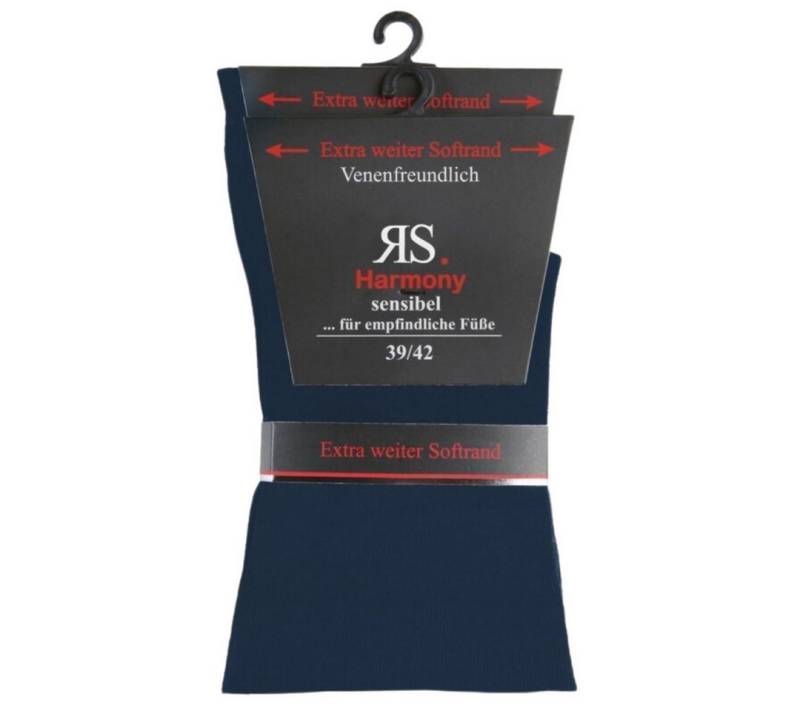 RS Harmony Diabetikersocken Baumwolle Herren extra weit breit ohne Gummi von RS Harmony