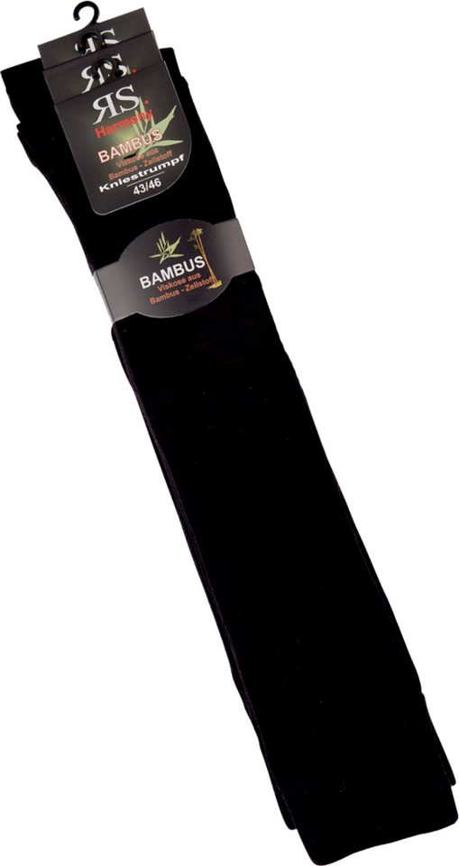 RS Harmony Kniestrümpfe Bambus Viskose Kniestrümpfe Softrand Bambussocken Bambusstrümpfe (3 Paar) von RS Harmony