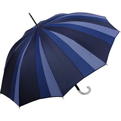 Damen Stockschirm 10-teilig Gradient Blau von RS-Versand