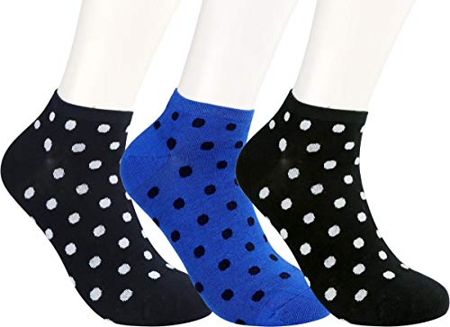 RS. Harmony | Damen Sneaker Socken mit Punkten | 3 Paar | marine, blau, schwarz | 39-42 von RS. Harmony