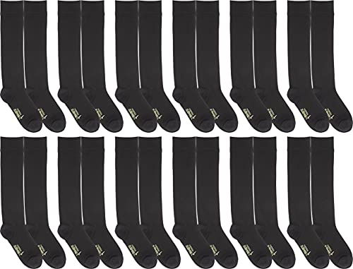 RS. Harmony | Kniestrümpfe | Bambus Super Weich Atmungsaktiv | 12 Paar | schwarz | 39-42 von RS. Harmony