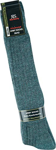 RS. Harmony | Kniestrümpfe für Herren | Extra Army Wolle Kneehigh | 3 Paar | original Army-Ton | 43-46 von RS. Harmony