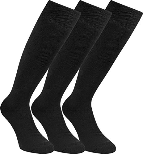 RS. Harmony | Kniestrümpfe für Herren | Extra Qualität Kneehigh | 3 Paar | schwarz | 43-46 von RS. Harmony