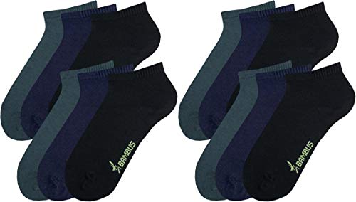 RS. Harmony | Kurzsocken | Bambus Super Weich Atmungsaktiv | 12 Paar | anthrazit, marine, schwarz | 39-42 von RS. Harmony