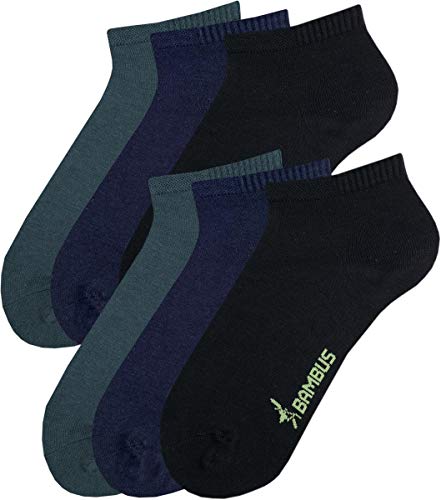 RS. Harmony | Kurzsocken | Bambus Super Weich Atmungsaktiv | 6 Paar | anthrazit, marine, schwarz | 39-42 von RS. Harmony