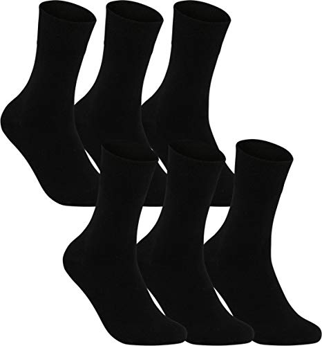 RS. Harmony | Kurzsocken für Herren | Baumwolle Qualität Softrand | 6 Paar | schwarz | 39-42 von RS. Harmony