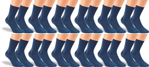 RS. Harmony Socken aus Bambus, der Alltags-Strumpf für Damen und Herren 43046 | 12 Paar | jeans | 39-42 von RS. Harmony