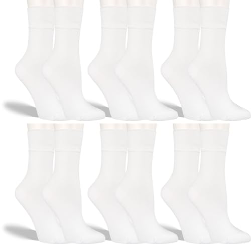 RS. Harmony Socken aus Bambus, der Alltags-Strumpf für Damen und Herren 43034 | 6 Paar | weiß | 35-38 von RS. Harmony