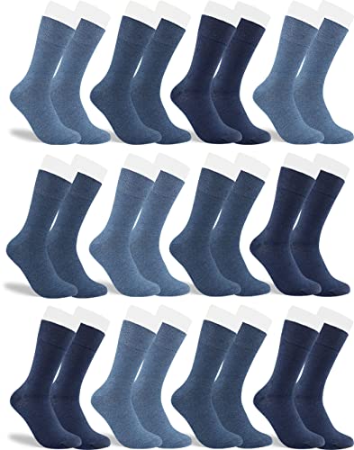 RS. Harmony Socken ohne Gummibund für Damen 13317 | 12 Paar | Jeanstöne | 35-38 von RS. Harmony