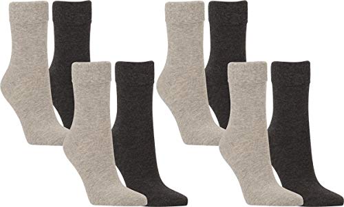 RS. Harmony | Socken und Strümpfe | Bio Baumwolle | 8 Paar | silber, anthrazit | 39-42 von RS. Harmony