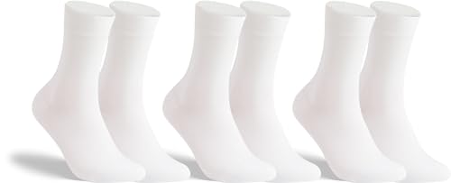 RS. Harmony Socken ohne Gummibund für Damen 13310 | 3 Paar | weiß | 35-38 von RS. Harmony