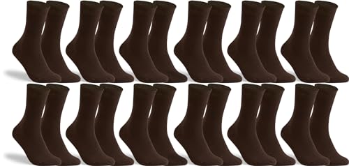 RS. Harmony Socken ohne Gummibund für Damen 13316 | 12 Paar | Mocca | 39-42 von RS. Harmony