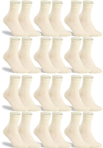 RS. Harmony Socken ohne Gummibund für Damen 13311 | 12 Paar | Natur-Melange | 35-38 von RS. Harmony