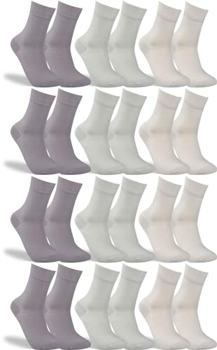 RS. Harmony Socken ohne Gummibund für Damen 13327 | 12 Paar | Silbertöne | 35-38 von RS. Harmony