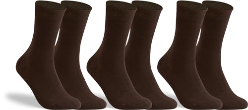 RS. Harmony Socken ohne Gummibund für Damen 13316 | 3 Paar | Mocca | 39-42 von RS. Harmony