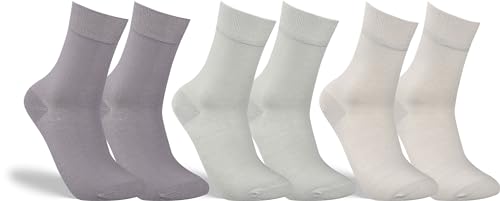 RS. Harmony Socken ohne Gummibund für Damen 13327 | 3 Paar | Silbertöne | 35-38 von RS. Harmony