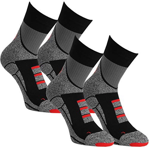 RS. Harmony | Sport- und Laufsocken | Der Läufer Easy Running | 4 Paar | schwarz | 47-50 von RS. Harmony