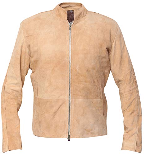 RSH Leathercraft James Bond Spectre Morocco Craig Blouson Wildleder Jacke - Beige - X-Groß von RSH Leathercraft