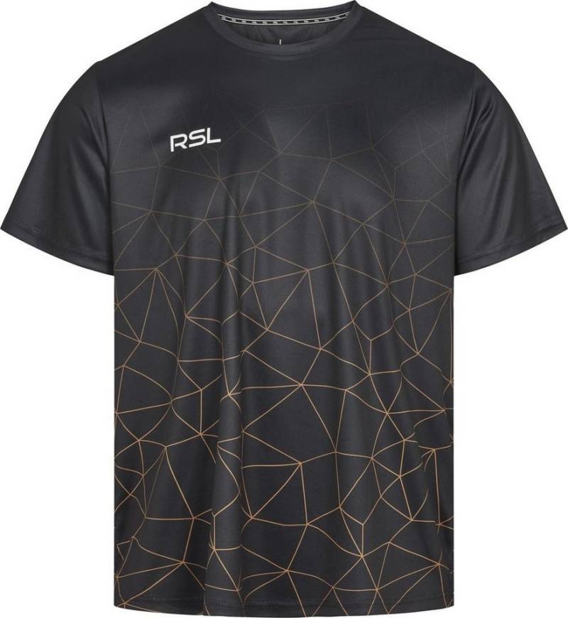 RSL T-Shirt Ian (100% Polyester) schwarz Herren von RSL