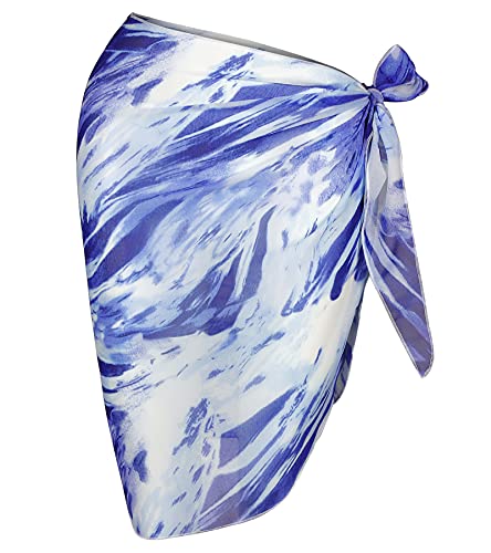 RSLOVE Damen Sarong Strand Wrap Bikini Cover Up Pareos Strandkleid Sexy Pareos Baderock Wickelrock PAT2 von RSLOVE