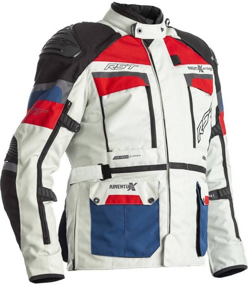 RST Motorradjacke Adventure-X Airbag Motorrad Textiljacke Airbag integriert,Rückenprotektor enthalten,wasserdicht von RST