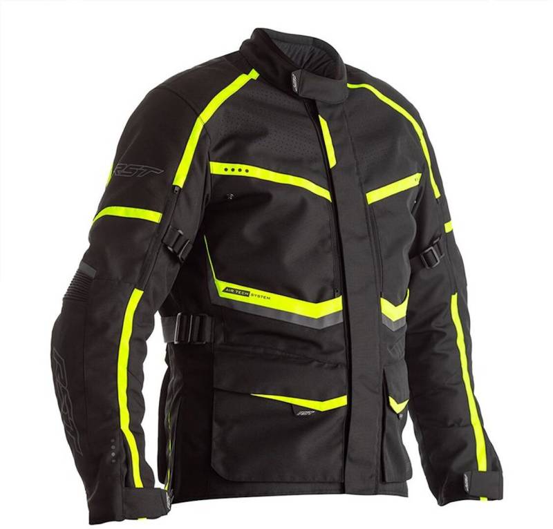 RST Motorradjacke Maverick Damen Motorrad Textiljacke Rückenprotektor enthalten,herausnehmbares Innenfutter von RST