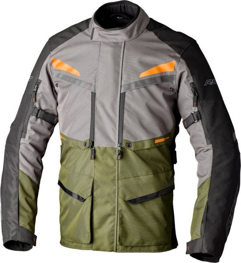 RST Motorradjacke Maverick Evo Motorrad Textiljacke (wasserdicht) Rückenprotektor enthalten,herausnehmbares Innenfutter,wasserdicht von RST