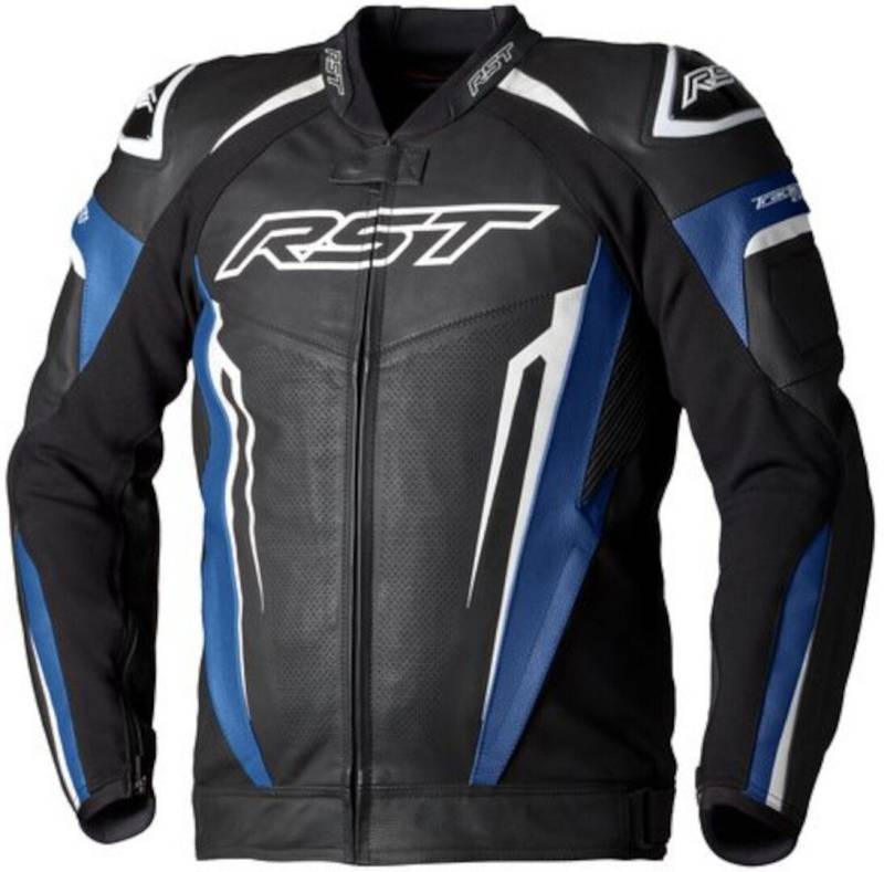 RST Motorradjacke Tractech EVO 5 Motorrad Lederjacke Rückenprotektor enthalten,perforiert,herausnehmbares Innenfutter von RST