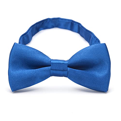RSXING Kinder Jungen Fliege Kinderfliege Klassische vorgebundene Fliege Kleinkinder Fliege Baby Verstellbare Smoking Fliege für Hochzeit Geburtstag Party Mode Zubehör - Navy blau von RSXING