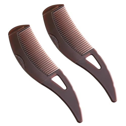 2 Stück Schuppenkamm, hohler Zahnkamm für Schuppen, Kopfhaut, Press-Typ-Haarkamm mit Hautschaber-Griff, Kopfhautpflege-Kamm für Damen und Herren 2 Stück Schuppenkamm, hohler Zahnkamm für Schuppen, Kopfhaut, Press-Typ-Haarkamm mit Hautschaber-Griff, Kopfhautpflege-Kamm für Damen und Herren von RSYHVG