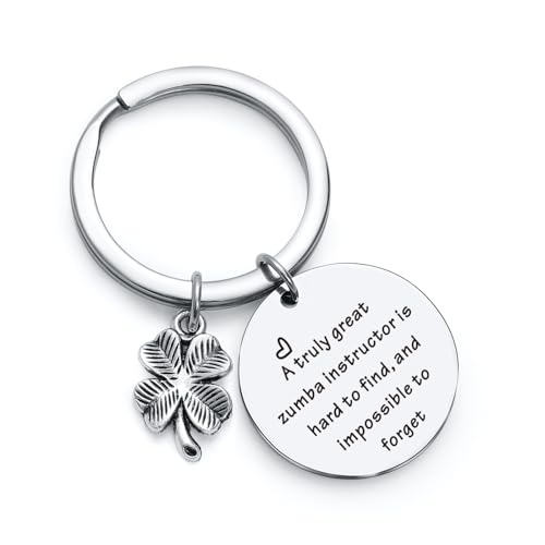 RSZOTW Zumba-Schlüsselanhänger für Lehrer, Dankeschön-Geschenk, Zumba-Lehrer-Schlüsselanhänger, Zumba-Schlüsselanhänger, Zumba-Schlüsselanhänger für Lehrer, Allgemeines von RSZOTW