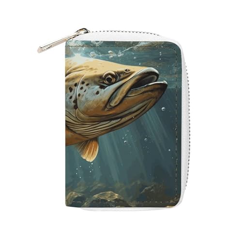 RTFGHJS Fire and Water Phoenix Kartenhalter aus PU-Leder, schlanker, langlebiger Kreditkarten-Organizer für Damen und Herren, Fliegenflosse Fisch, 16x11.5cm RTFGHJS Fire and Water Phoenix Kartenhalter aus PU-Leder, schlanker, langlebiger Kreditkarten-Organizer für Damen und Herren, Fliegenflosse Fisch, 16x11.5cm von RTFGHJS