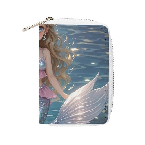 RTFGHJS Ghosts Dance with Magic PU Leather Card Holder - Slim Durable Credit Card Organizer for Men & Women, Meerjungfrau-Türkis, 16x11.5cm RTFGHJS Ghosts Dance with Magic PU Leather Card Holder - Slim Durable Credit Card Organizer for Men & Women, Meerjungfrau-Türkis, 16x11.5cm von RTFGHJS