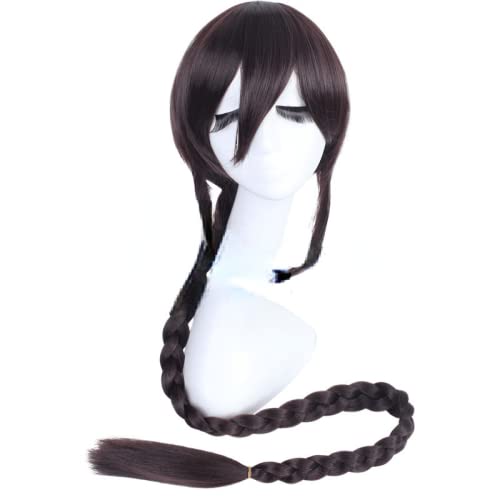 Wig for Matching Clothes Dressing Up Masquerade Cos Wig Vocaloid3 Sword Spring And Autumn-Le Zheng Ling 120Cm Long Braid Anime Wig von RTGFS