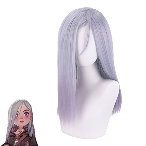 Wig for Matching Clothes Dressing Up Masquerade Magic Awakens Ivy Wallington Gray Purple Gradient Cos Wig von RTGFS