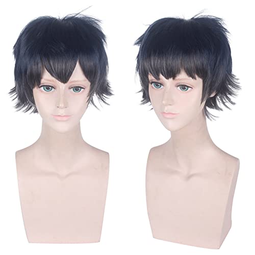 Wig for Matching Clothes Dressing Up Masquerade Tomorrow'S Ark Yanke Gradient Color Inverted Character Cosplay Wig von RTGFS