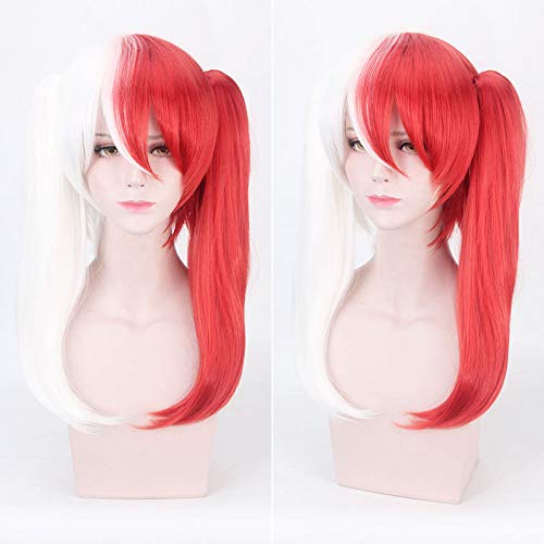 Wig for Props Matching Performance Modeling Boom Frozen Frozen Cosplay Wig Red And White Style von RTGFS