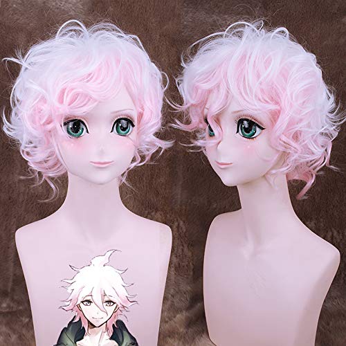 Wig for Props Matching Performance Modeling Cosplay : The School Of Hope And The Desperate High School Student Edura von RTGFS