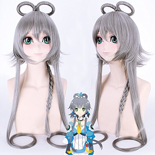 Wig for Props Matching Performance Modeling Cosplay Wig Los Angeles College Vocaloid Yayin Gong Yu Luo Tianyi Cos Wig von RTGFS
