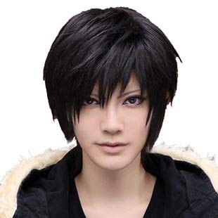 Wig for Props Matching Performance Modeling Cosplay Wig Orihara Pro Also Tomb Notes Zhang Qiling Brother Cos Wig von RTGFS