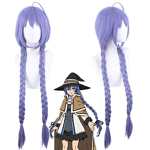 Wig for Props Matching Performance Modeling Cosplay Wig Unemployed Reincarnation Loki Simig Ludia Greirat 100Cm von RTGFS