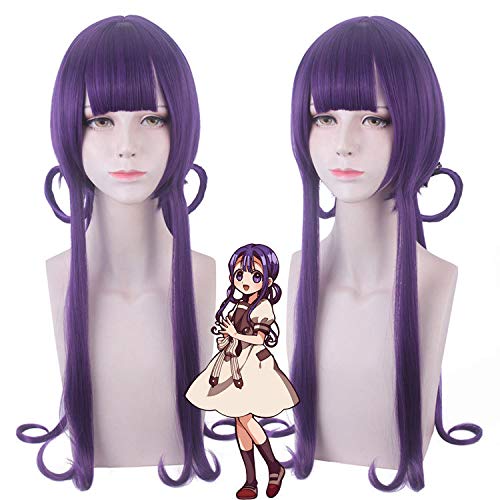 Wig for Props Matching Performance Modeling Earth-Bound Teenager Hanako-Kun Akanekui Character Circle Shape Cosplay Wig von RTGFS