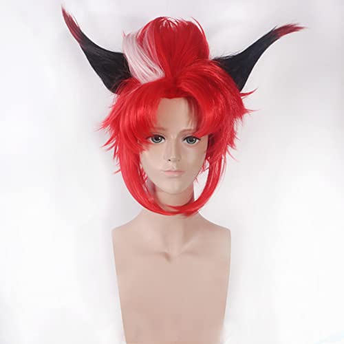 Wig for Props Matching Performance Modeling King Game Glory Baili Xuan Ce Cosplay Wig Short Anti-Alice Beauty Tip von RTGFS