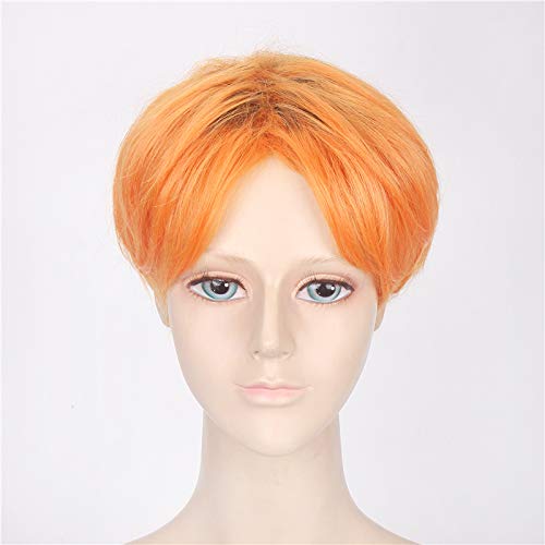 Wig for Props Matching Performance Modeling Korean Version Of The Handsome Male Invention Star With The Same Snow White Fluffy Non-Mainstream Fake Cos Wig Male von RTGFS