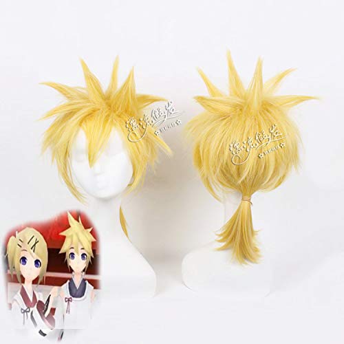 Wig for Props Matching Performance Modeling Light Gold Anti-Alice Fanfeng Brother Kagane With Cosplay Anime Wig 299-2 Wig for Props Matching Performance Modeling Light Gold Anti-Alice Fanfeng Brother Kagane With Cosplay Anime Wig 299-2 von RTGFS