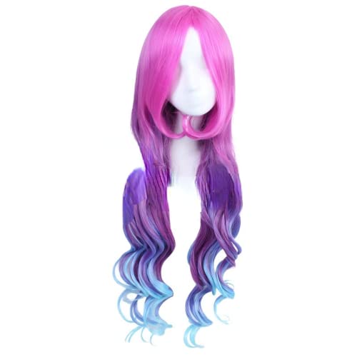 Wig for Props Matching Performance Modeling Lol Bounty Hunter Miss Doom Video Game Goddess Anime Wig 351 von RTGFS
